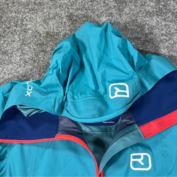 Ortovox 3L Ortler Jacket Women’s Small Merino Inside Teal And Blue - Picture 5 of 9